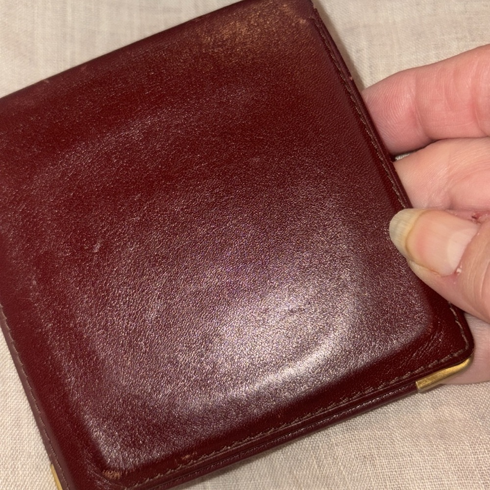 Cartier Brown Leather Key & Card Holder